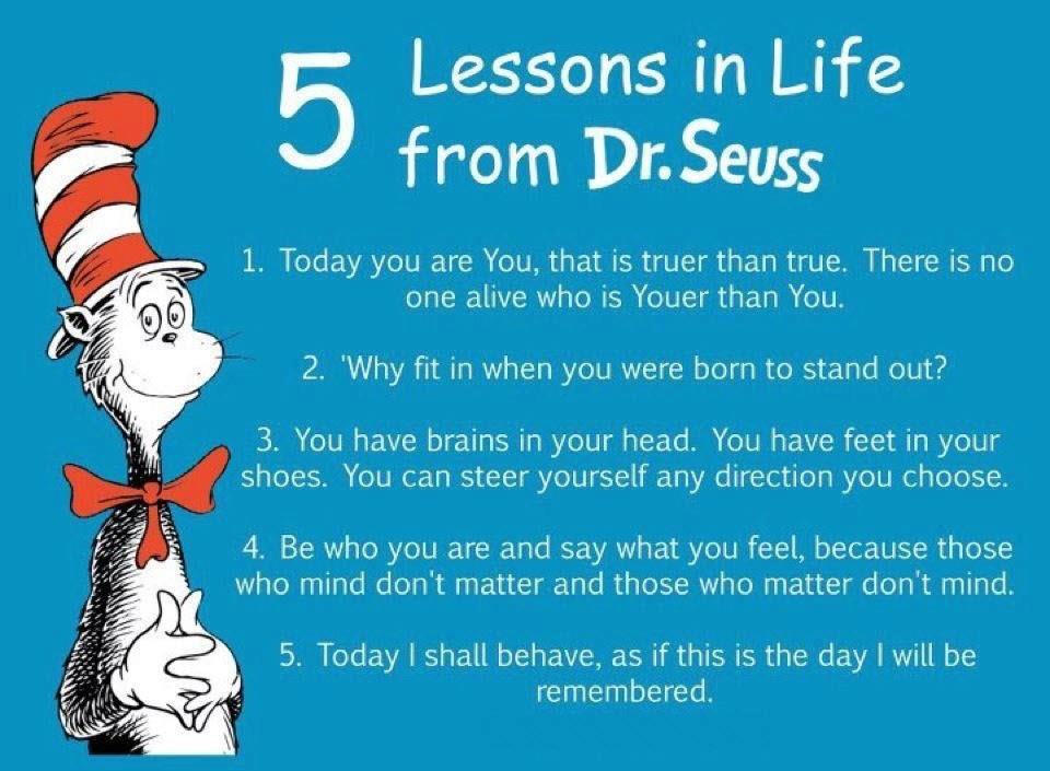 5 Life Lessons from Dr. Seuss