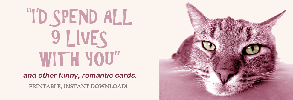 Printable romantic cards