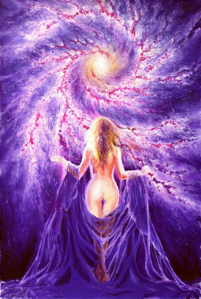 "When a woman is in touch with her unbounded ecstasy, her infinite capacity for love and her clairvoyant potential, she will be ripe and ready to give birth to a world where life overflows with joy, dance, song, love and beauty. I see such a world on the horizon….”  — Mahasatvaa Ananda Sarita
